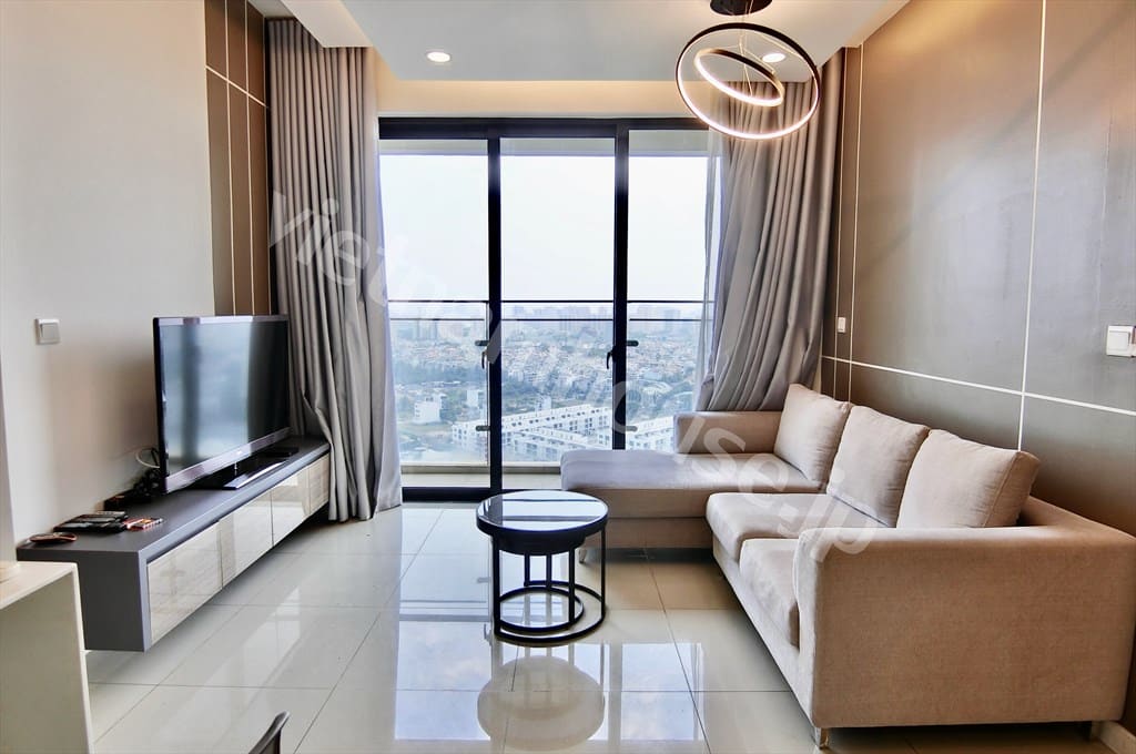 Cho thuê căn hộ 2PN Estella Heights – Tầng cao, view Landmark 81, nội thất đầy đủ