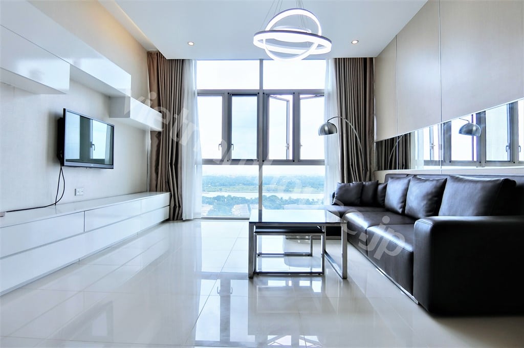 Căn hộ 3PN The Vista – View sông, nội thất mới, tầng cao