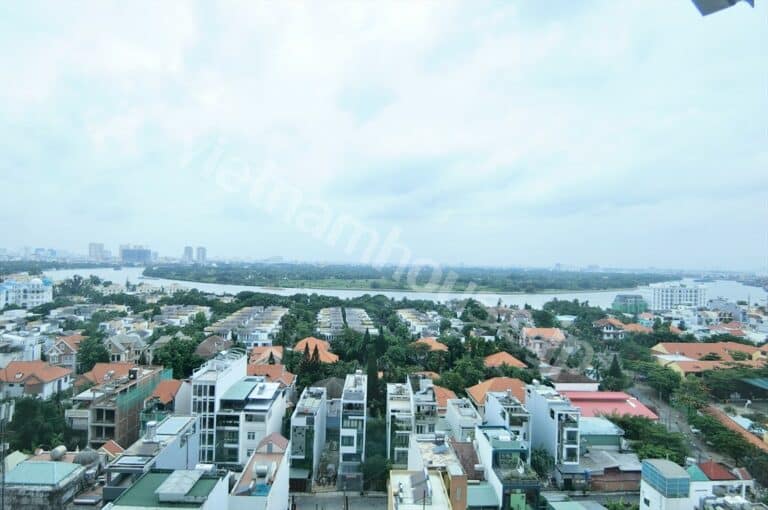 Căn hộ 3PN The Vista – View sông, nội thất mới, tầng cao