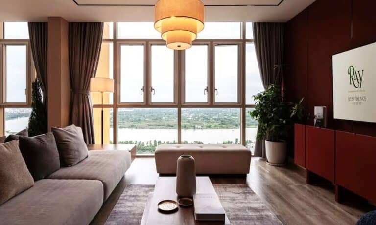 Căn hộ 4 phòng ngủ The Vista An Phú cho thuê view sông đầy đủ nội thất