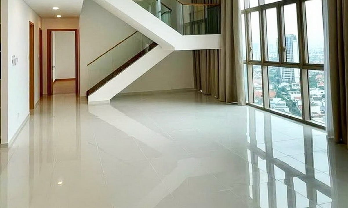 Cho thuê căn hộ Duplex 5 phòng ngủ tại The Vista An Phú nội thất cơ bản