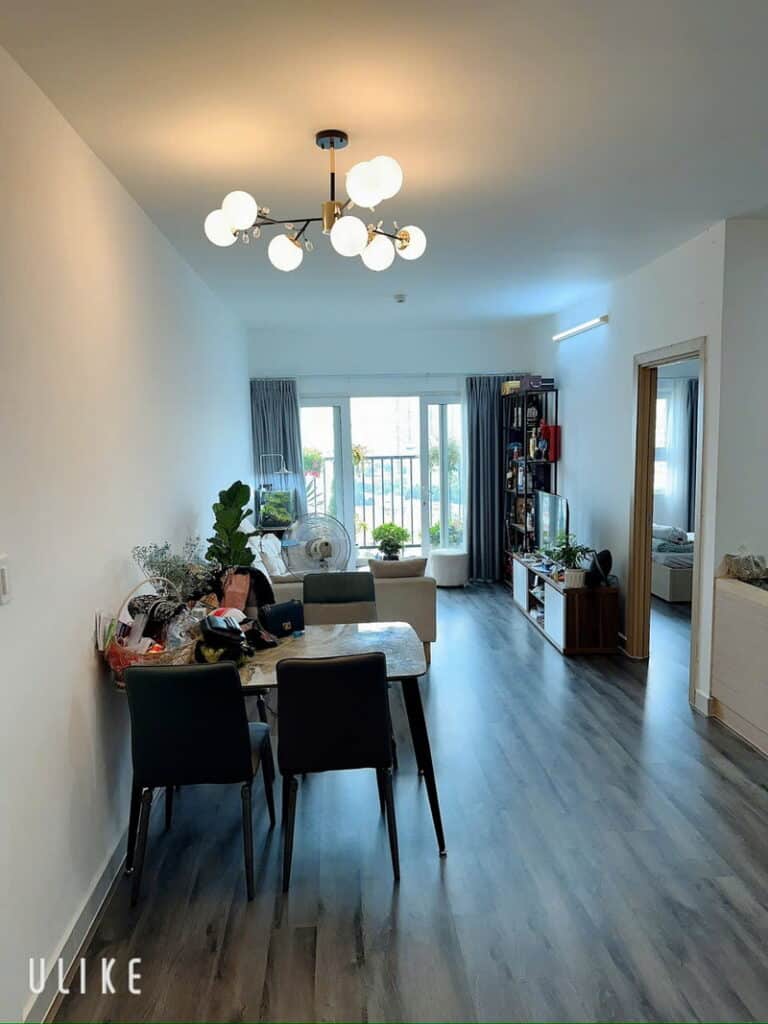 Cho thuê căn hộ Block C Bộ Công An 2 phòng ngủ – Tầng trung, full nội thất