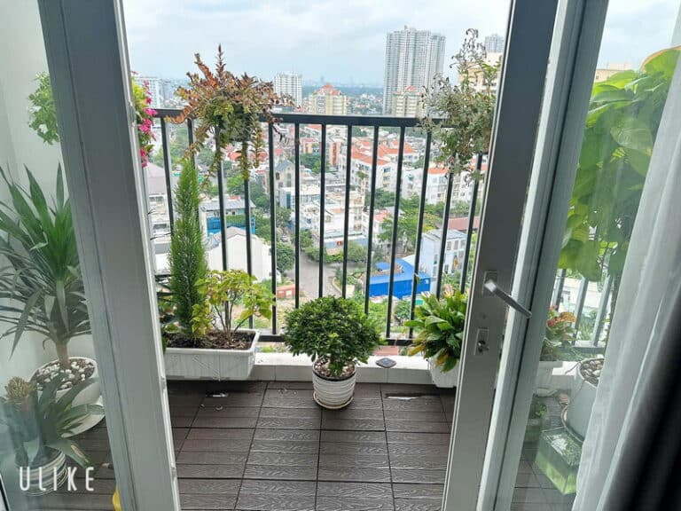 Cho thuê căn hộ Block C Bộ Công An 2 phòng ngủ – Tầng trung, full nội thất
