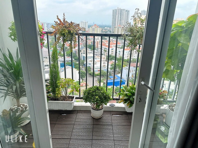 Cho thuê căn hộ Block C Bộ Công An 2 phòng ngủ – Tầng trung, full nội thất