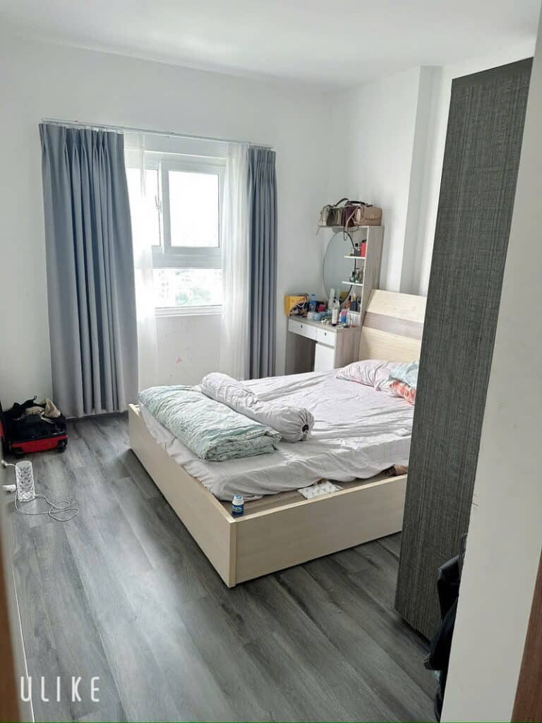 Cho thuê căn hộ Block C Bộ Công An 2 phòng ngủ – Tầng trung, full nội thất