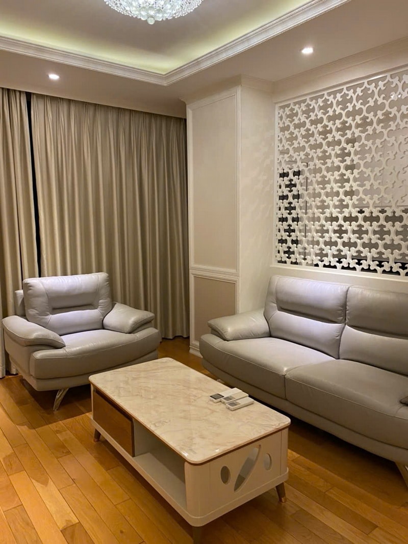 Bán căn hộ 2 phòng ngủ Leman Luxury Quận 3 – Tầng trung, Full nội thất