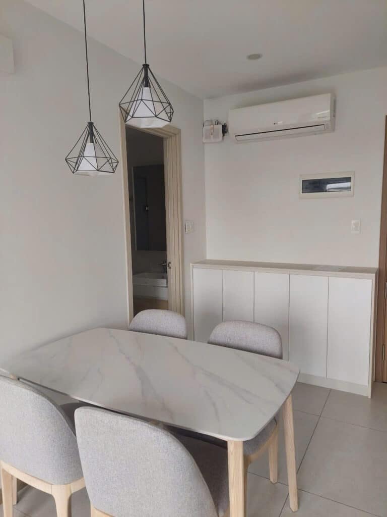 Thuê căn hộ 2PN New City tầng cao, view sông cực đẹp