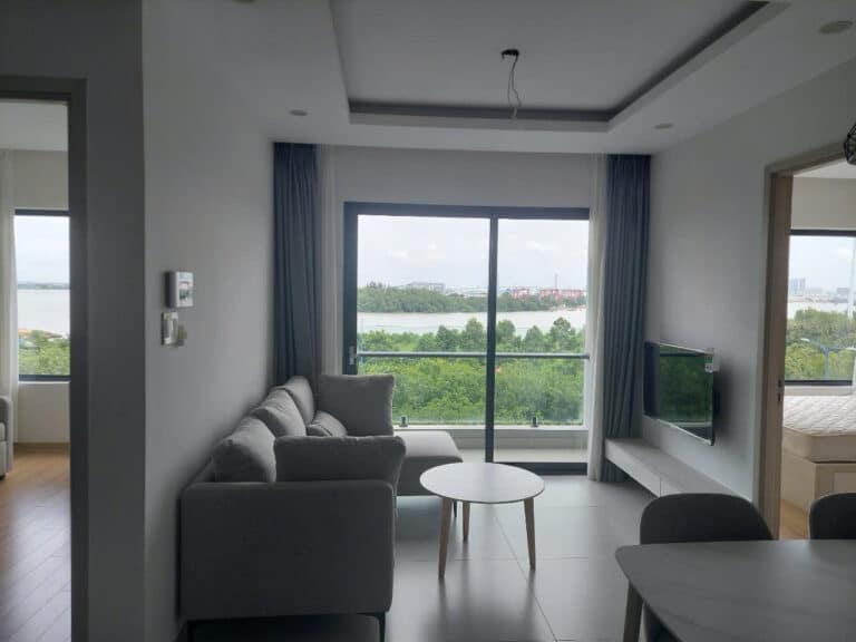 Thuê căn hộ 2PN New City tầng cao, view sông cực đẹp