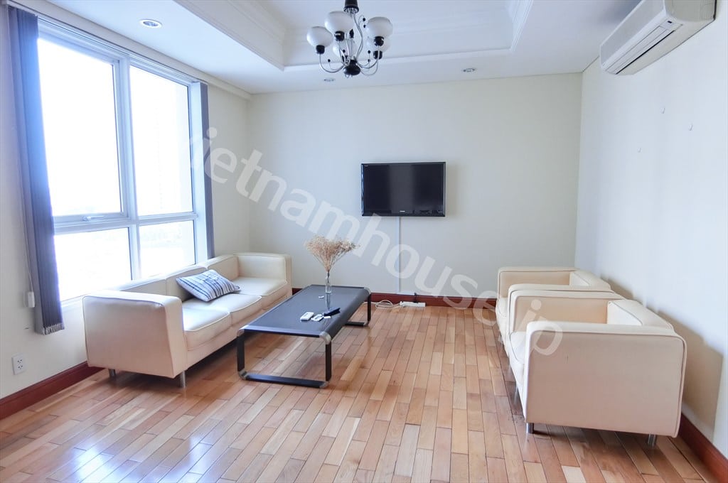 Căn hộ 2 phòng ngủ The Manor cho thuê tầng cao, yên tĩnh