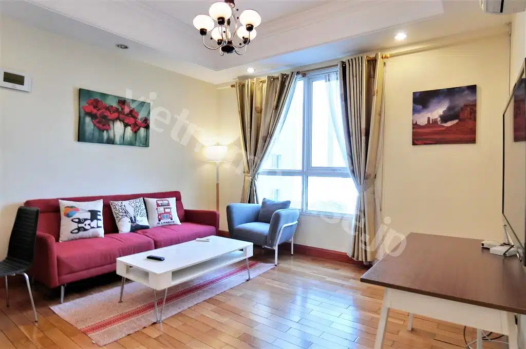 Căn hộ 2 phòng ngủ The Manor cho thuê decor sang trọng, trẻ trung