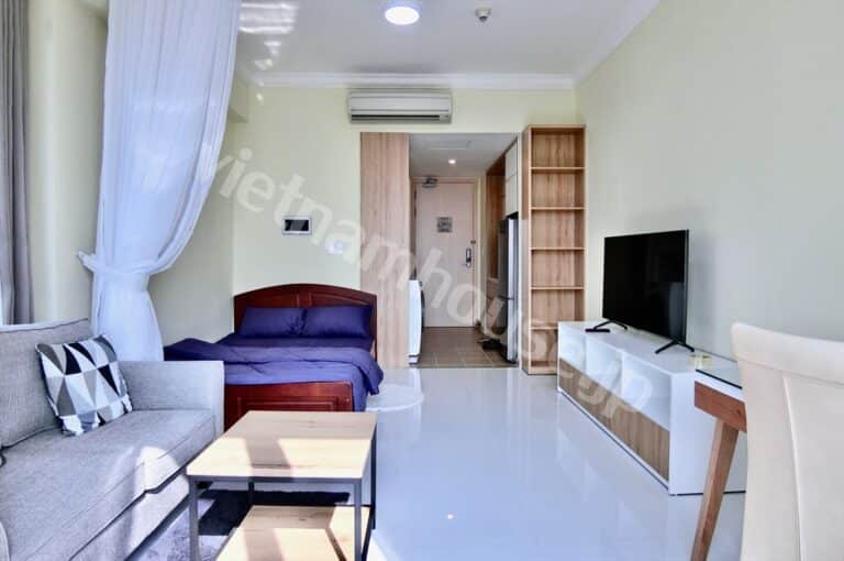 Căn hộ Studio The Manor cho thuê nội thất cao cấp, đẹp mới