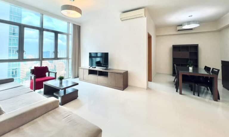 Cho thuê căn hộ The Vista An Phú 2 phòng ngủ full nội thất view mát mẻ