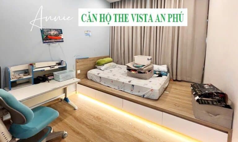 Cho thuê căn hộ The Vista An Phú 2 phòng ngủ nội thất mới view sông