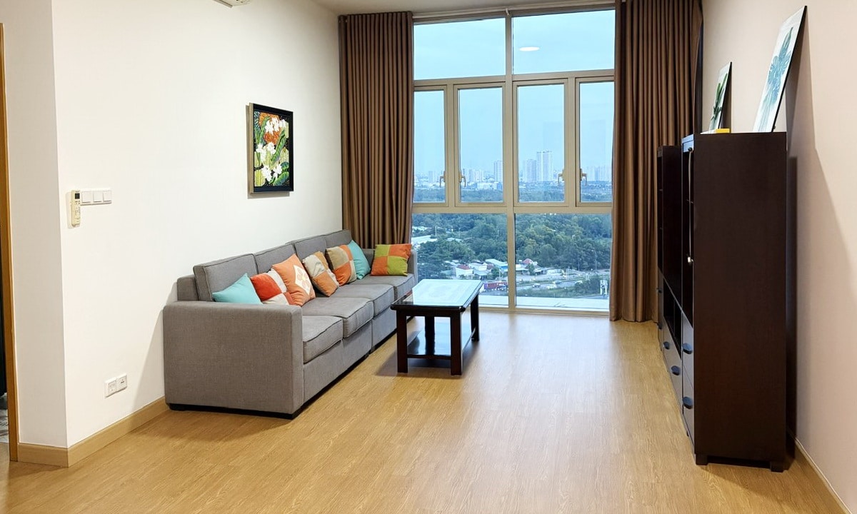 Cho thuê căn hộ The Vista An Phú 2 phòng ngủ full nội thất view thoáng mát