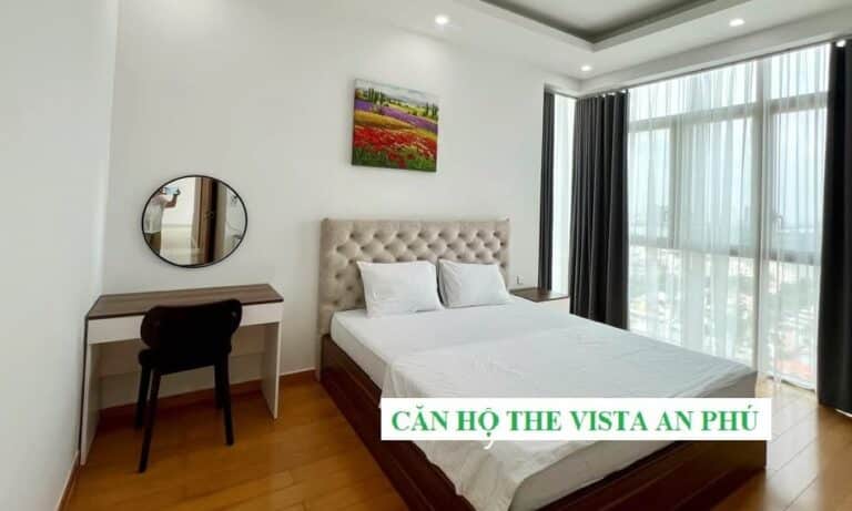 Căn hộ The Vista An Phú cho thuê 3 phòng ngủ view sông mát full nội thất