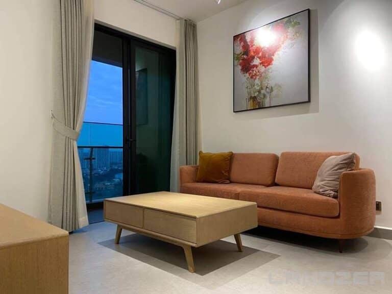 Căn hộ 2 phòng ngủ Feliz En Vista cho thuê tầng cao, view Landmark 81