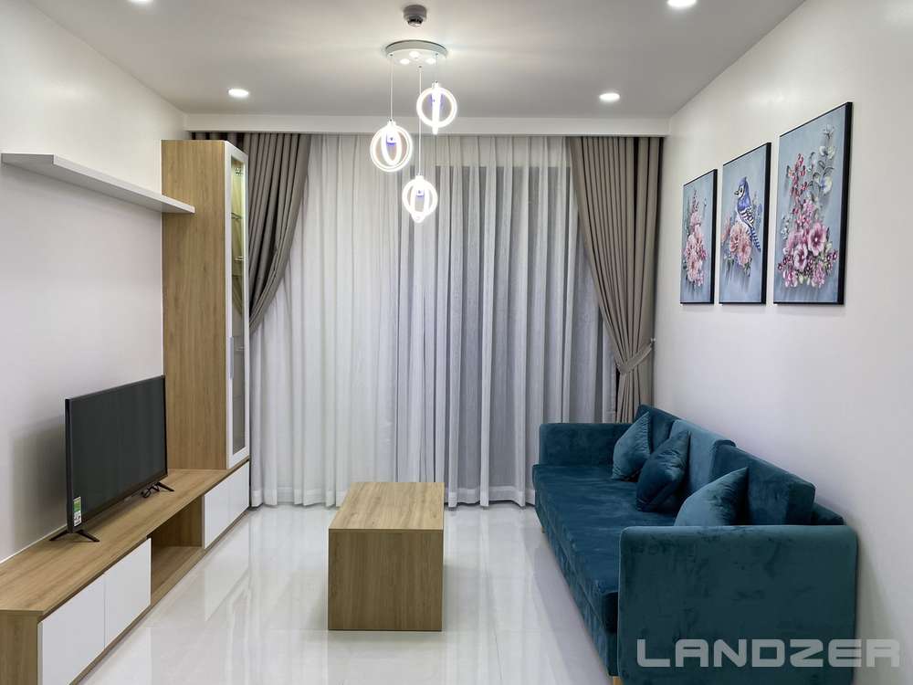 Cho thuê căn hộ 2 phòng ngủ Feliz En Vista tầng cao, view sông đẹp