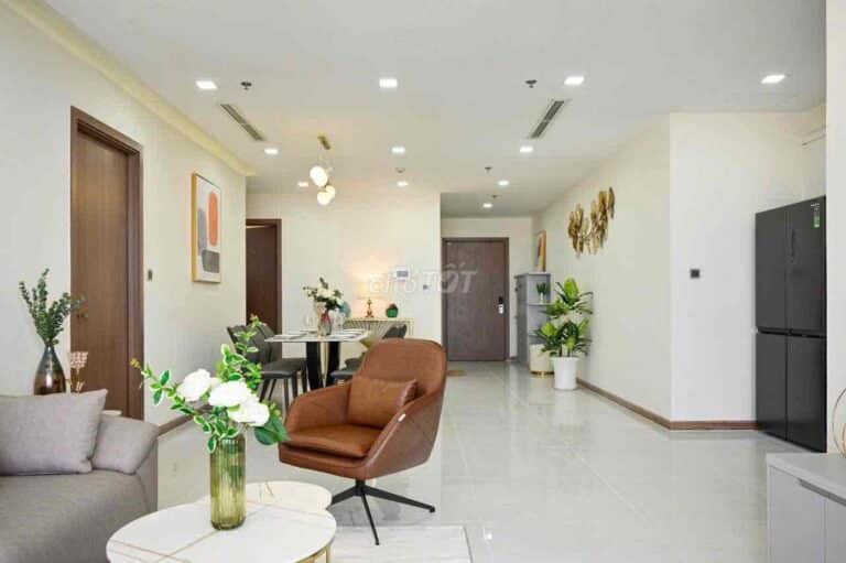 Cho thuê căn hộ 3 phòng ngủ tại One Verandah – Tầng cao, nội thất đầy đủ
