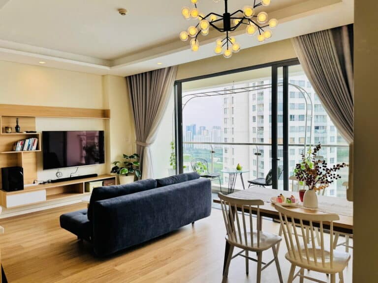 Thuê căn hộ 2PN Bora Bora Đảo Kim Cương – tầng trung view hồ bơi