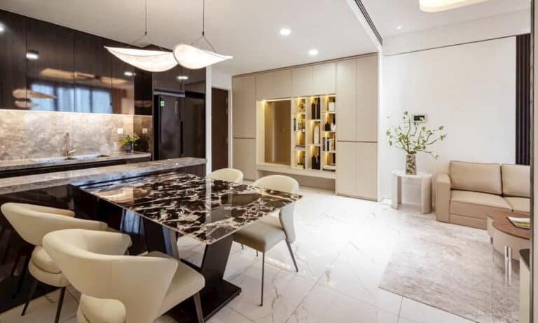 Căn 2 phòng ngủ sang trọng cho thuê Empire City lầu cao khu Tilia view L81
