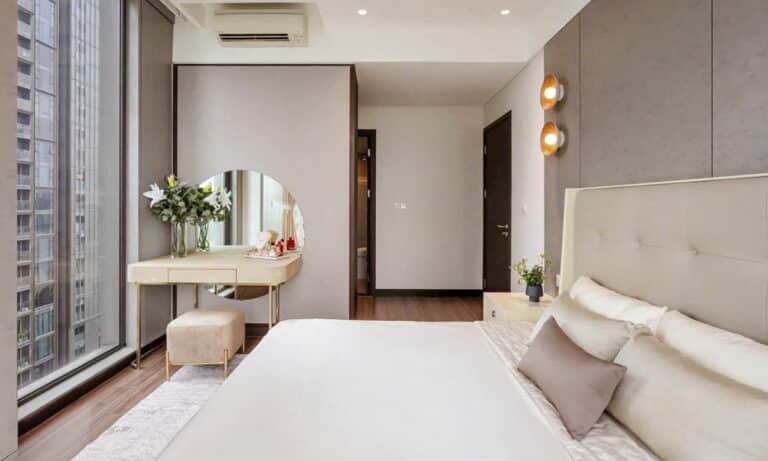 Căn 2 phòng ngủ sang trọng cho thuê Empire City lầu cao khu Tilia view L81