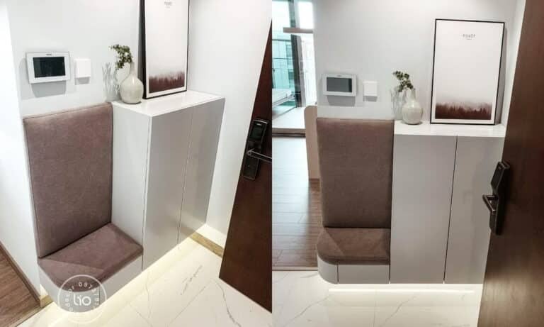 Cho thuê căn hộ Empire City 1 phòng ngủ view hồ bơi toà Tilia nhà đẹp