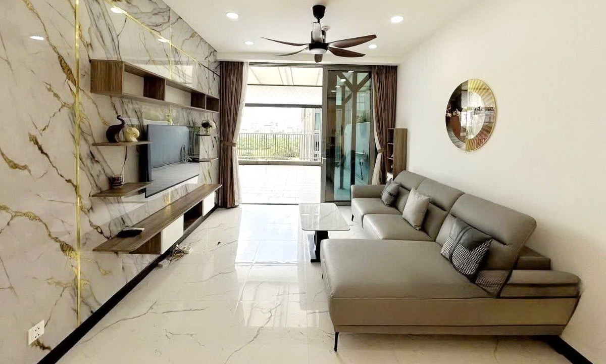 Cho thuê Empire City 1 phòng ngủ Linden nhà đẹp có sân vườn view Bitexco