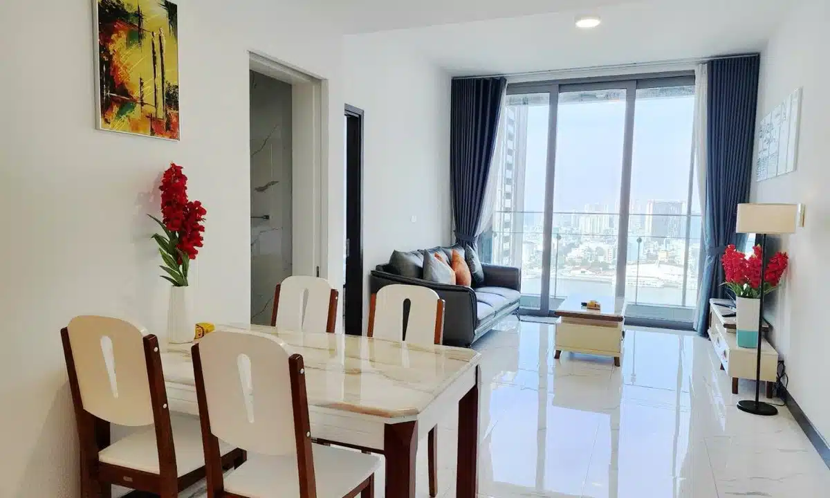 Cho thuê căn hộ Linden Empire City nội thất cao cấp 1 phòng ngủ view Bitexco