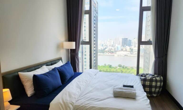 Cho thuê căn hộ Linden Empire City nội thất cao cấp 1 phòng ngủ view Bitexco