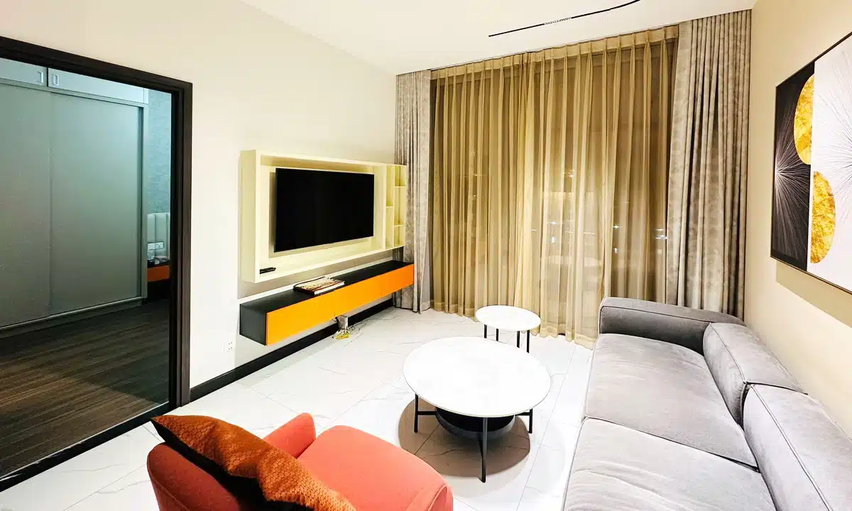 Cho thuê Empire City căn hộ toà Linden nội thất đẹp 1 phòng ngủ view Bitexco