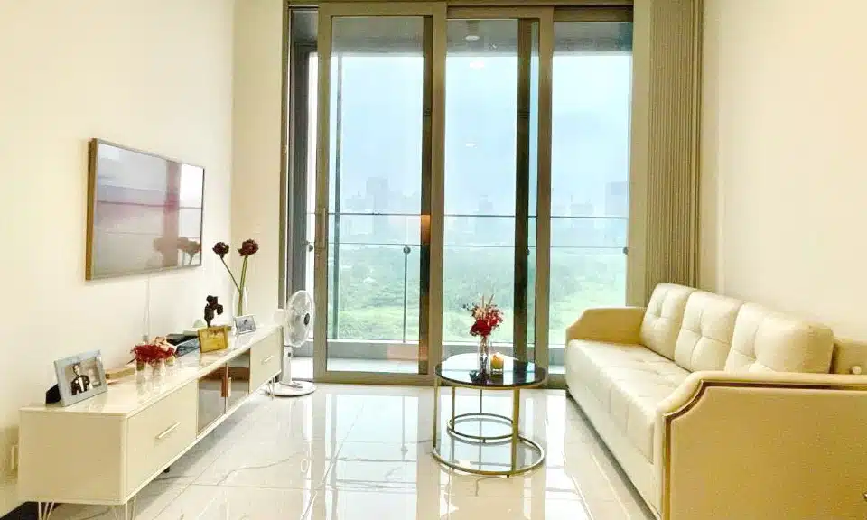 Empire City 1 phòng ngủ cho thuê căn hộ Linden có nội thất view quận 1 – sông
