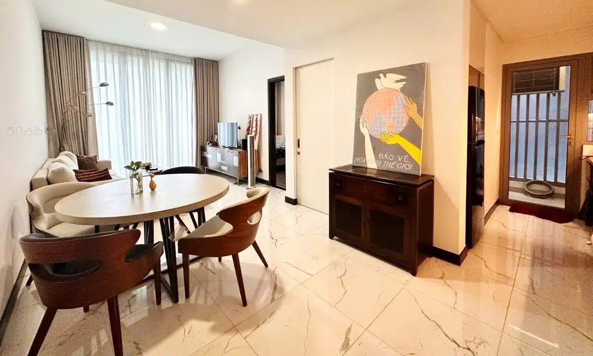 Empire City 1 phòng ngủ cho thuê căn hộ Linden nội thất đầy đủ view quận 1