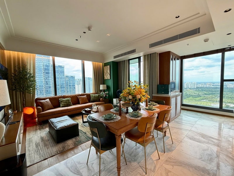 Cho thuê căn hộ 3 phòng ngủ Grand Marina Saigon  – Tầng cao, View Đẹp
