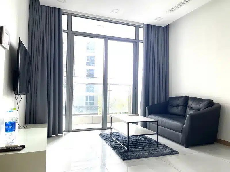 Park 7 Vinhomes Central Park cho thuê 1 phòng ngủ – Tầng Thấp, View Hồ Bơi