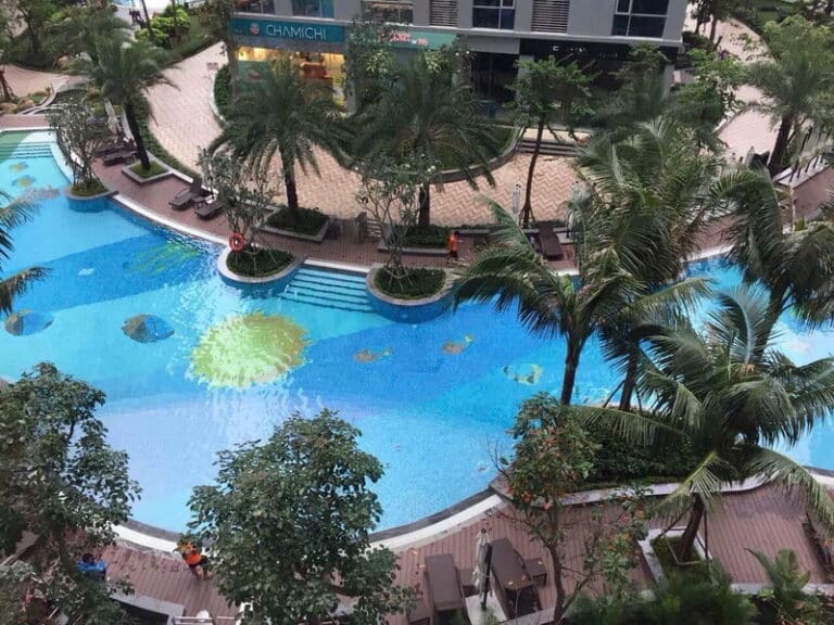 Park 7 Vinhomes Central Park cho thuê 1 phòng ngủ – Tầng Thấp, View Hồ Bơi