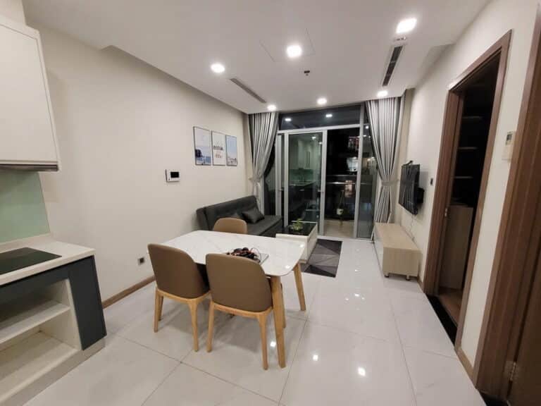 Park 7 Vinhomes Central Park 1 phòng ngủ cho thuê – Nội Thất Full, Giá Tốt