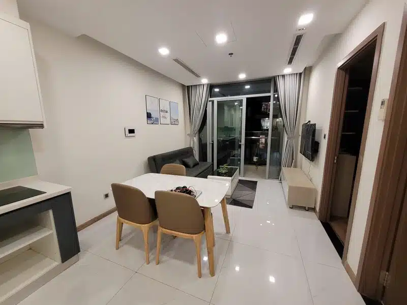 Park 7 Vinhomes Central Park 1 phòng ngủ cho thuê – Nội Thất Full, Giá Tốt