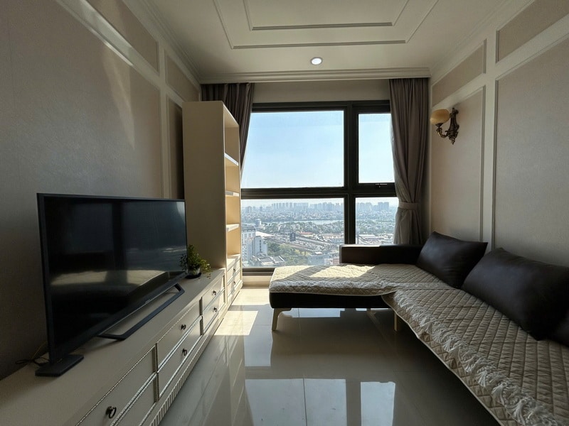 Bán căn hộ 1 phòng ngủ Pearl Plaza – Tầng cao, View sông