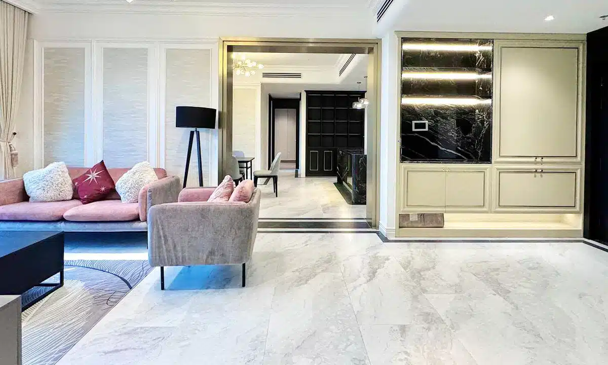 Căn 4 phòng ngủ cho thuê Empire City toà Linden nội thất đẳng cấp view L81