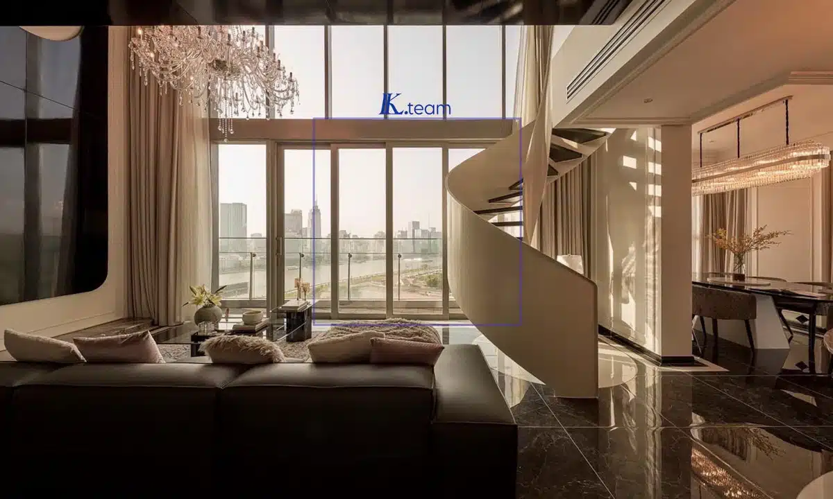 Căn duplex Empire City cho thuê tháp Tilia nội thất đẹp 4 phòng ngủ view sông