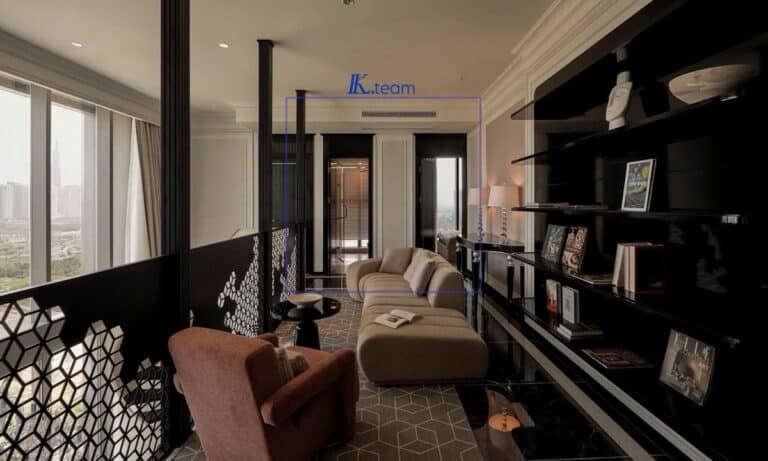 Căn duplex Empire City cho thuê tháp Tilia nội thất đẹp 4 phòng ngủ view sông
