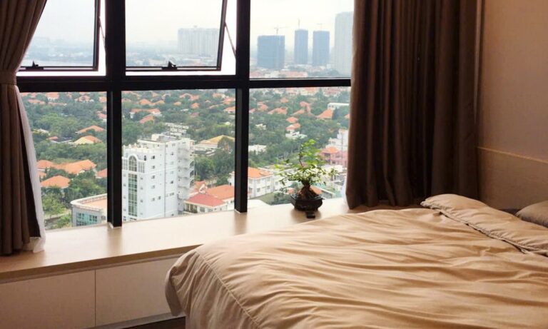 Cho thuê căn hộ 3PN The Ascent Thảo Điền tầng cao, nội thất cao cấp, view sông