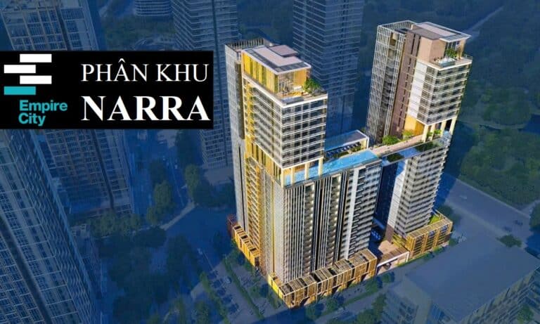 [Empire City] Narra căn hộ 4 phòng ngủ bán nội thất cơ bản view sông mát mẻ