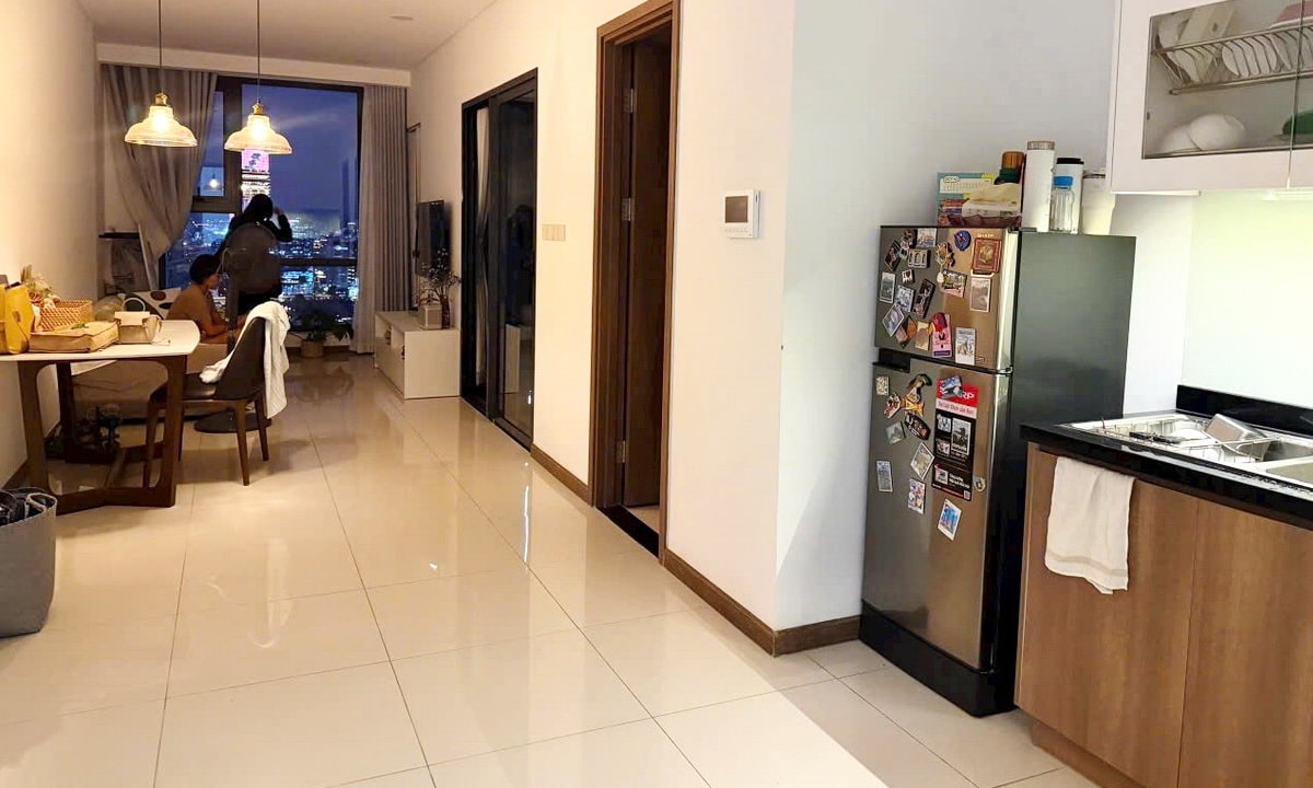 Saigon Pearl toà Opal cho thuê căn hộ 1 phòng ngủ tầng cao nội thất đầy đủ