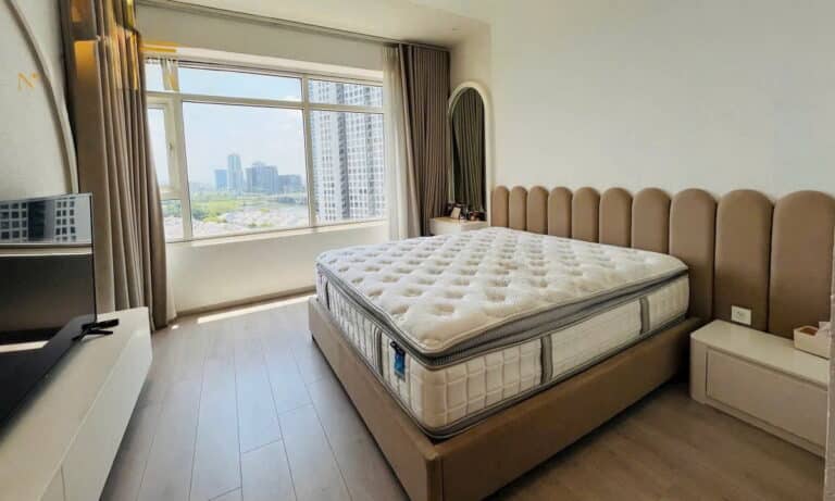 Saigon Pearl toà Sapphire cho thuê 2 phòng ngủ nhà đẹp lầu cao view sông