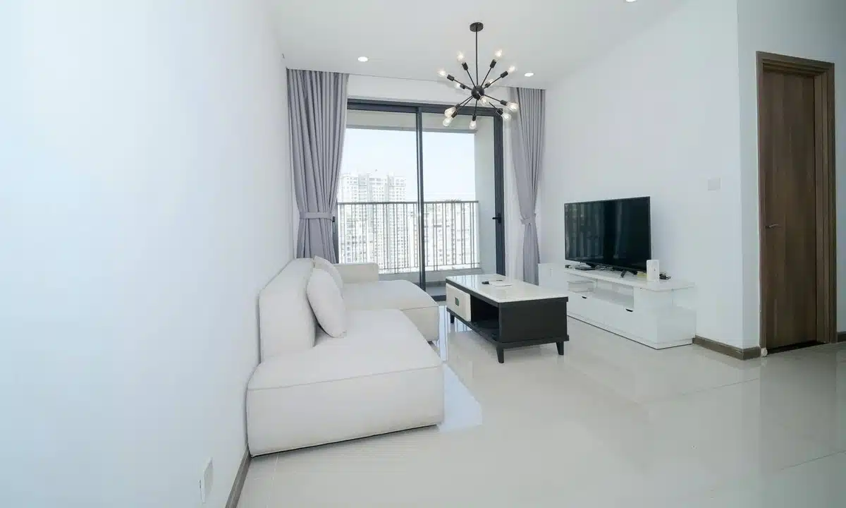 Saigon Pearl toà Opal cho thuê 2 phòng ngủ tầng cao nhà đẹp view sông