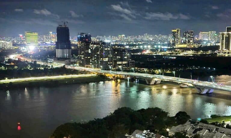 Saigon Pearl tháp Topaz bán căn hộ 2 phòng ngủ có nội thất view sông thoáng