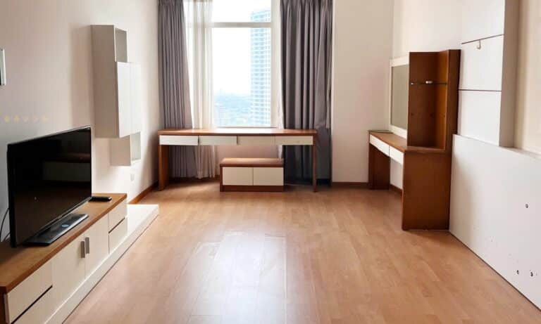 Saigon Pearl toà Sapphire cho thuê 3 phòng ngủ nhà trống tầng cao view sông