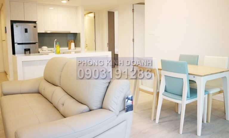 Gateway Thảo Điền cho thuê căn hộ 2 phòng ngủ lầu trung thoáng full nội thất
