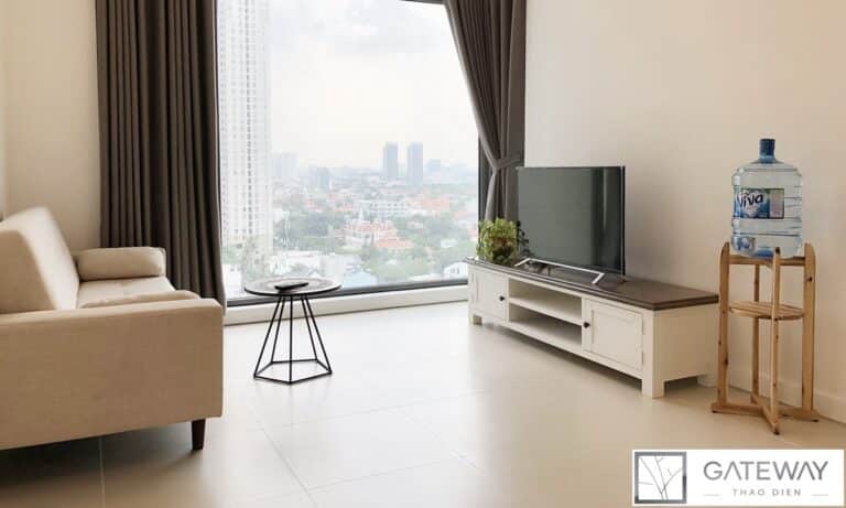 Gateway Thảo Điền cho thuê căn hộ 1 phòng ngủ full nội thất view thoáng đẹp